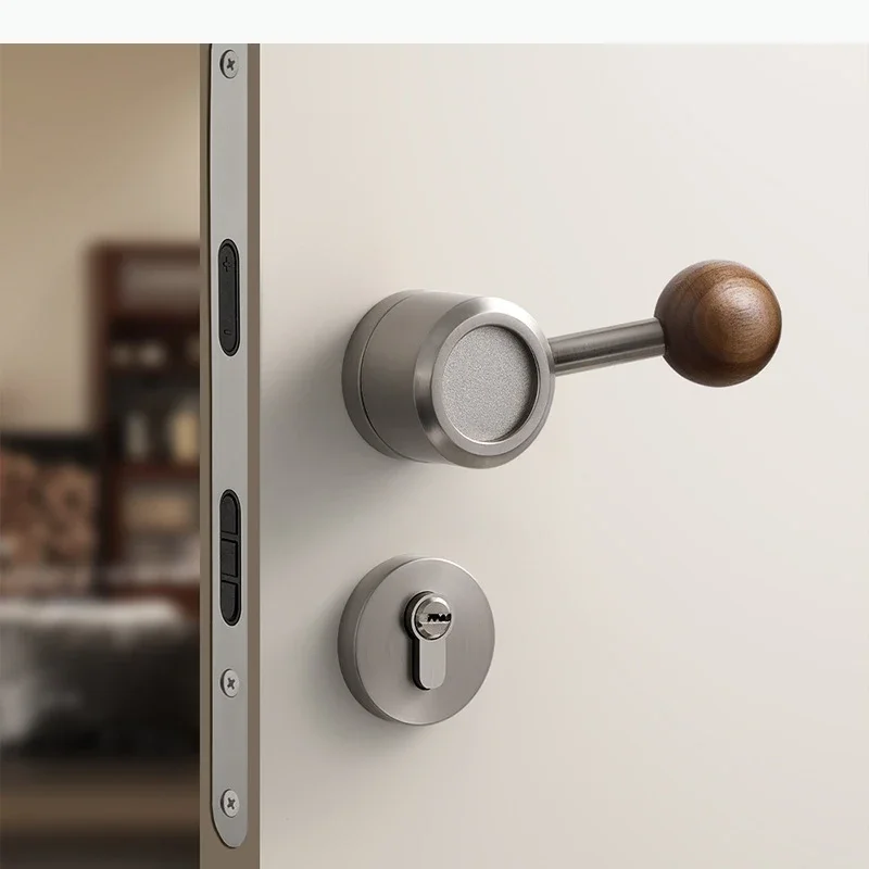 silent-bedroom-door-lock-indoor-door-lock-hardware-accessories-wooden-handle-metal-split-locks-safety-locks