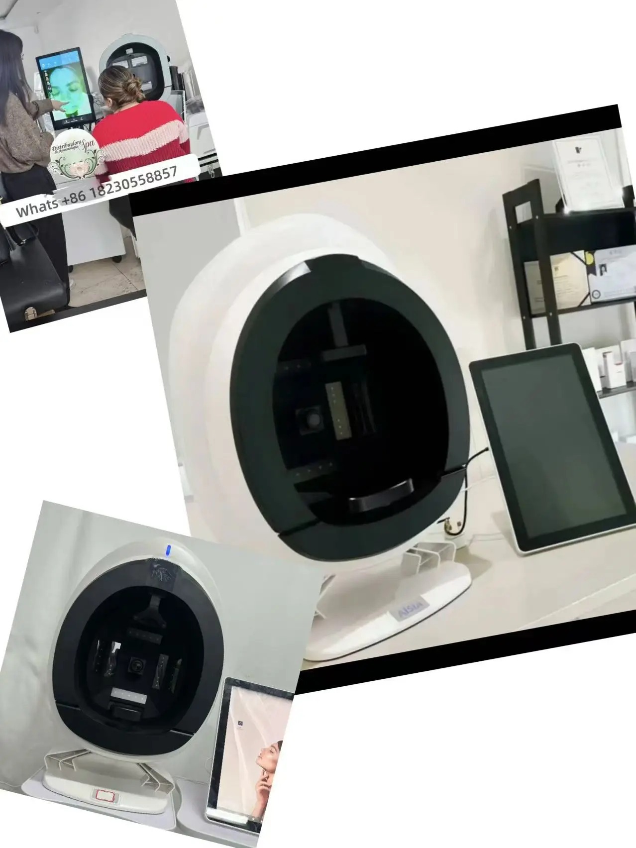 3D Skin Diagnosis System 36 Million Pixels Facial Analysis Machine X5 AI Skin Moisture Detection Analyzer Salon Use Device CE