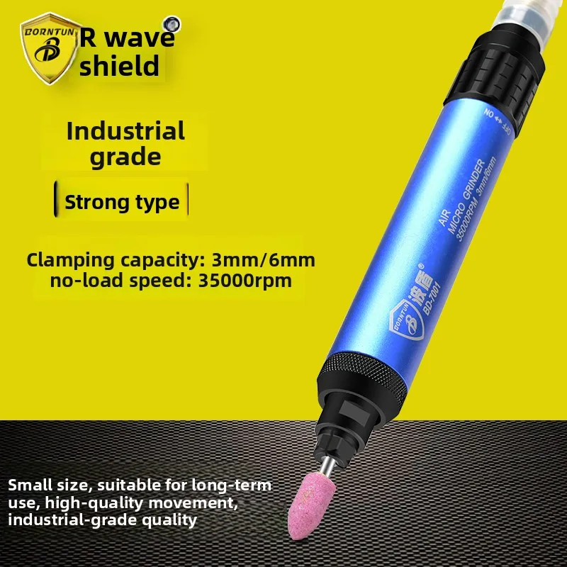 Wave Shield 3Mm/6Mm High Torque Air Grinding Pen Pneumatic Engraving Machine Pen-Type Grinding Pen Air Grinding Pen Bd-7001