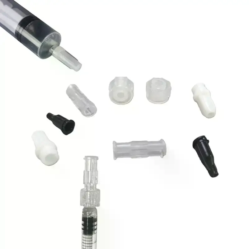 10PCS Transparent Plastic DIY Syringe Connector Leak Proof Double Helix Medical Sterile Luer Lock Adapter Accessories