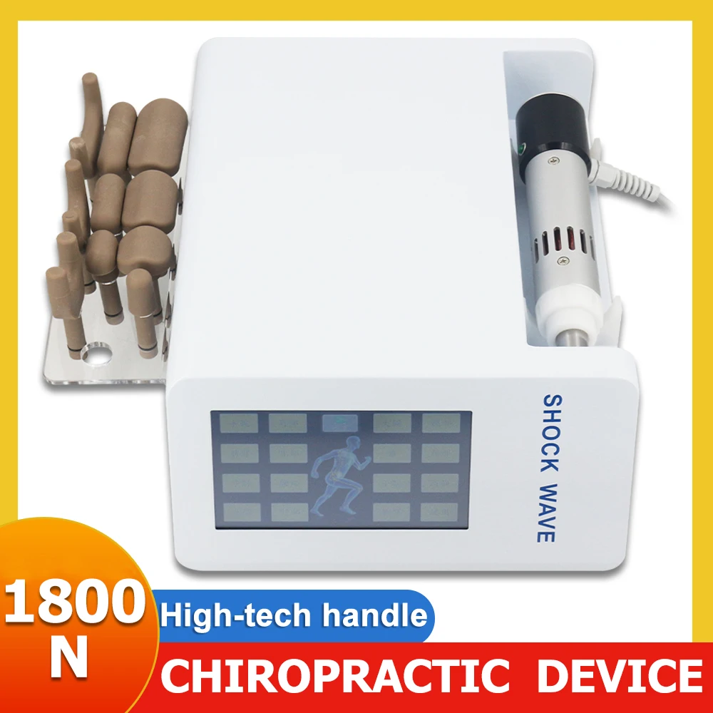 1800N Chiropractic Adjusting Tool Correction Spinal Activator Gun Spine Massage Corrector Therapy Body 10 Head