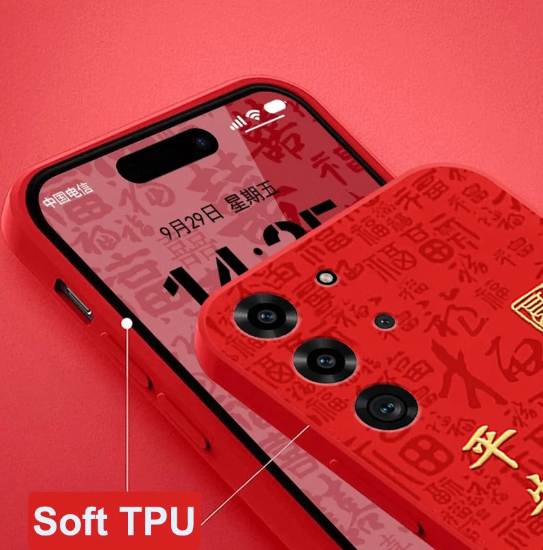 Phone Case For Nubia Red Magic 10 Pro Cover Anti-fingerprint Silicone Soft Anti-knock Shell For Nubia Red Magic 10 Pro Plus