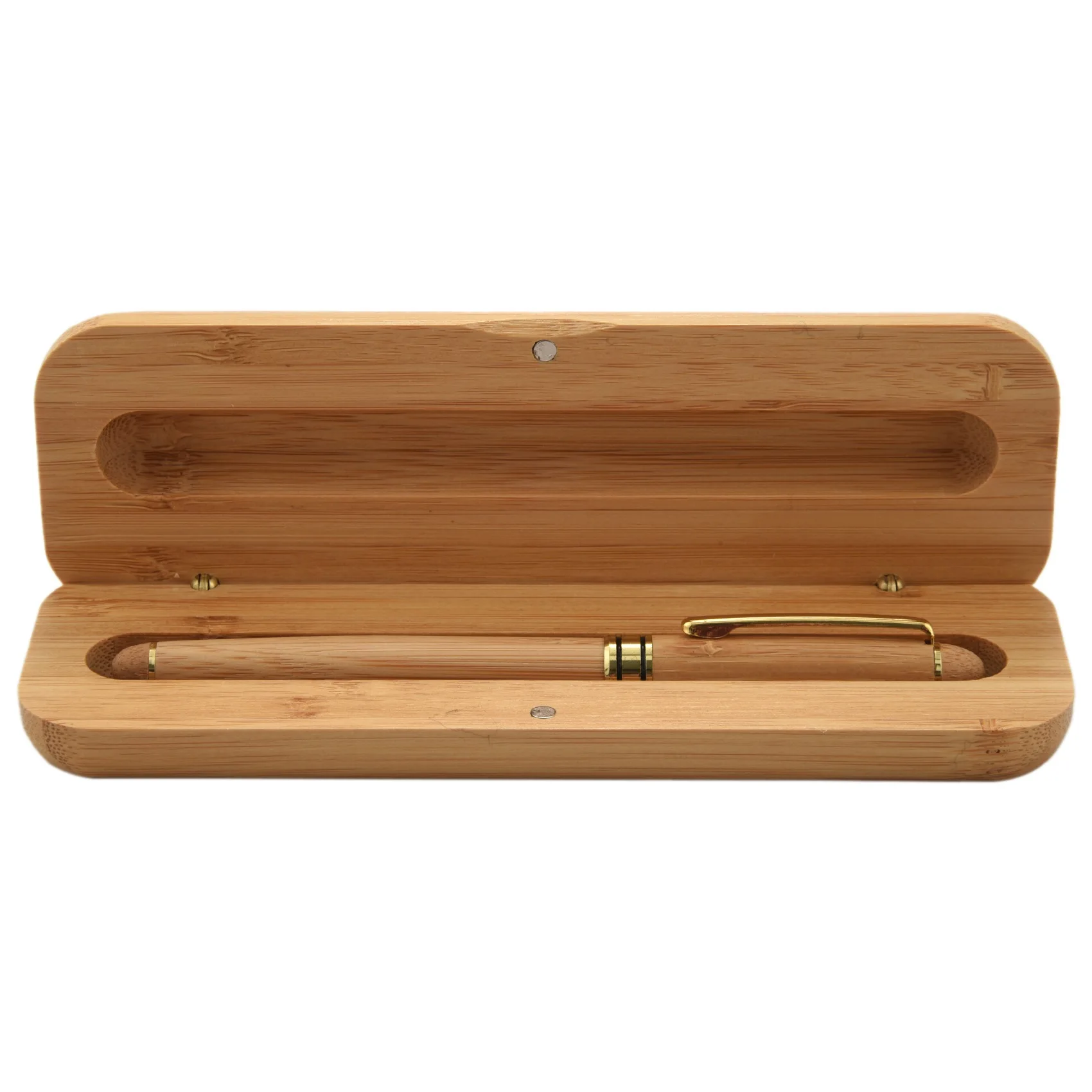 

Vintage Elegant Bamboo Fountain Pen With Box For Business Gifts Luxury Brand Office Writing Pens