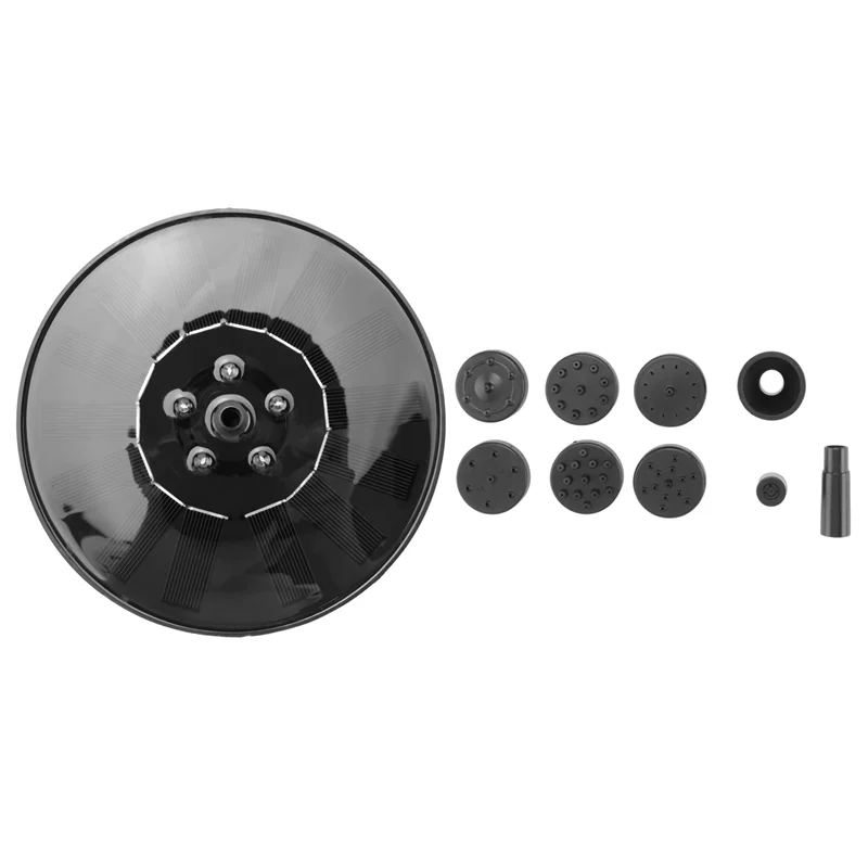 Fontana PB-Solar Fontane da bagno per uccelli ad energia solare da 3 W con fiore, Fontana solare per acqua all'aperto