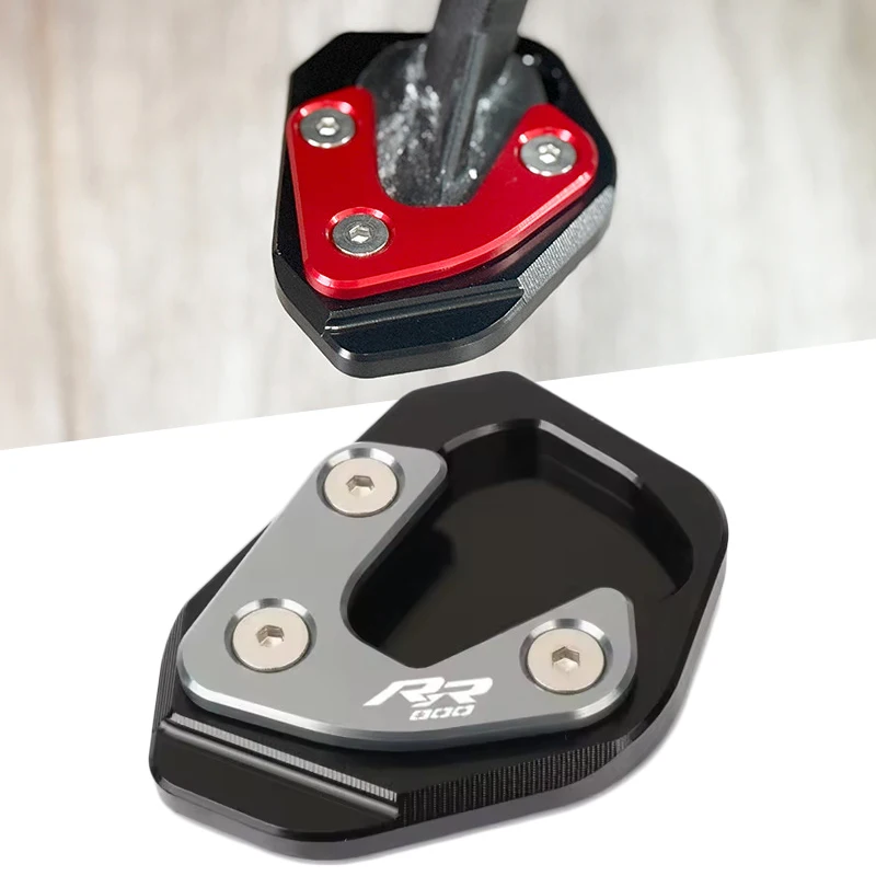 Motorrad Ständer Fuß Seite Stehen Verlängerung Pad Unterstützung Platte Fit Für QJMOTOR SRK800RR SRK600RS SRK800 RR SRK600 RS
