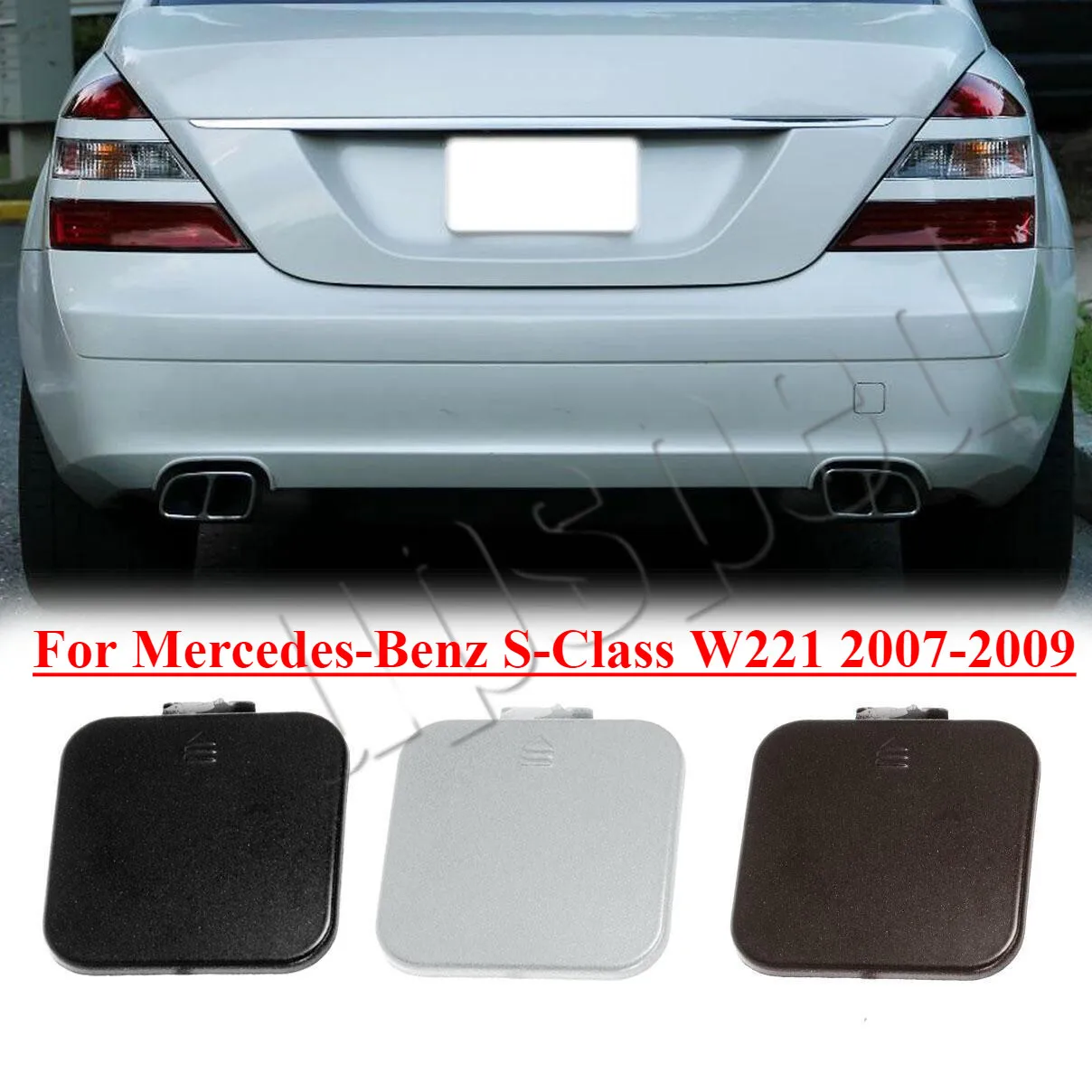 

Rear Bumper Tow Hook Hole Eye Cover Cap For Mercedes-Benz S-Class W221 2007-2009
