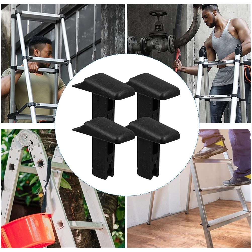 

4Pcs Plastic Ladder Button Replacement for Telescoping Ladders Universal Ladder Accessory Wear Resistant Easy Install Secure