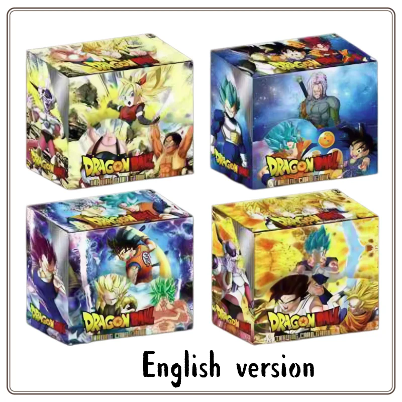 Original English Version Dragon Ball in Stock Valentines Card Manga Anime Cards Games Carte Collectible Photomasks Photocard