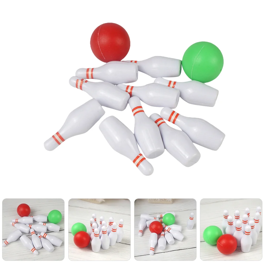 

House Miniature Model Bowling Toy Simulation Sports Goods Tabletop Game Toys