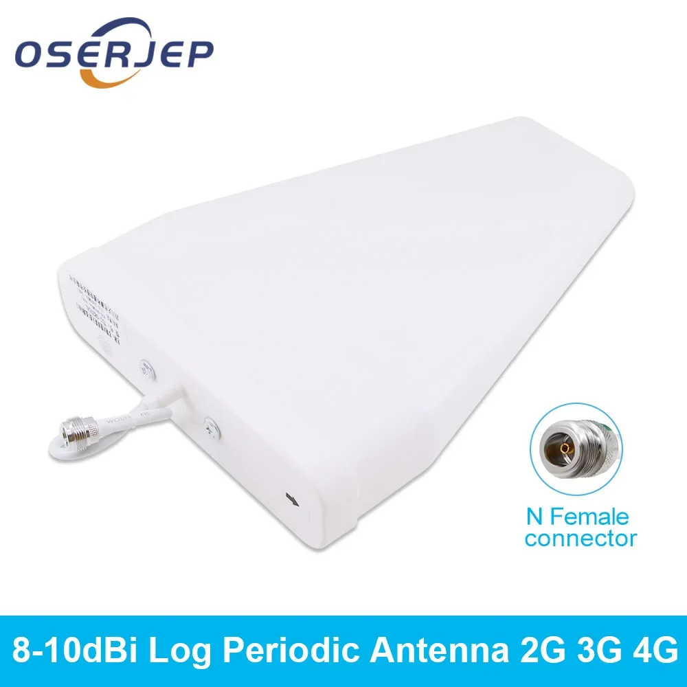 700 800 900 1800 2100 2600 10dbi LPDA Outdoor Antenna 700-3800MHz 2G 3G 5G Log Periodic Antenna N-Female for Cellular Amplifier