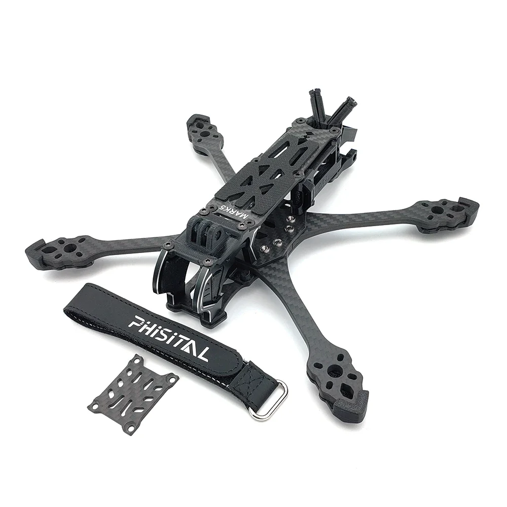 PhiSital Mark5 O4 Pro Rahmen-Kit DC/X 5-Zoll FPV Carbon-Faser Quadcopter RC Freestyle Racing Drohne DIY-Teile