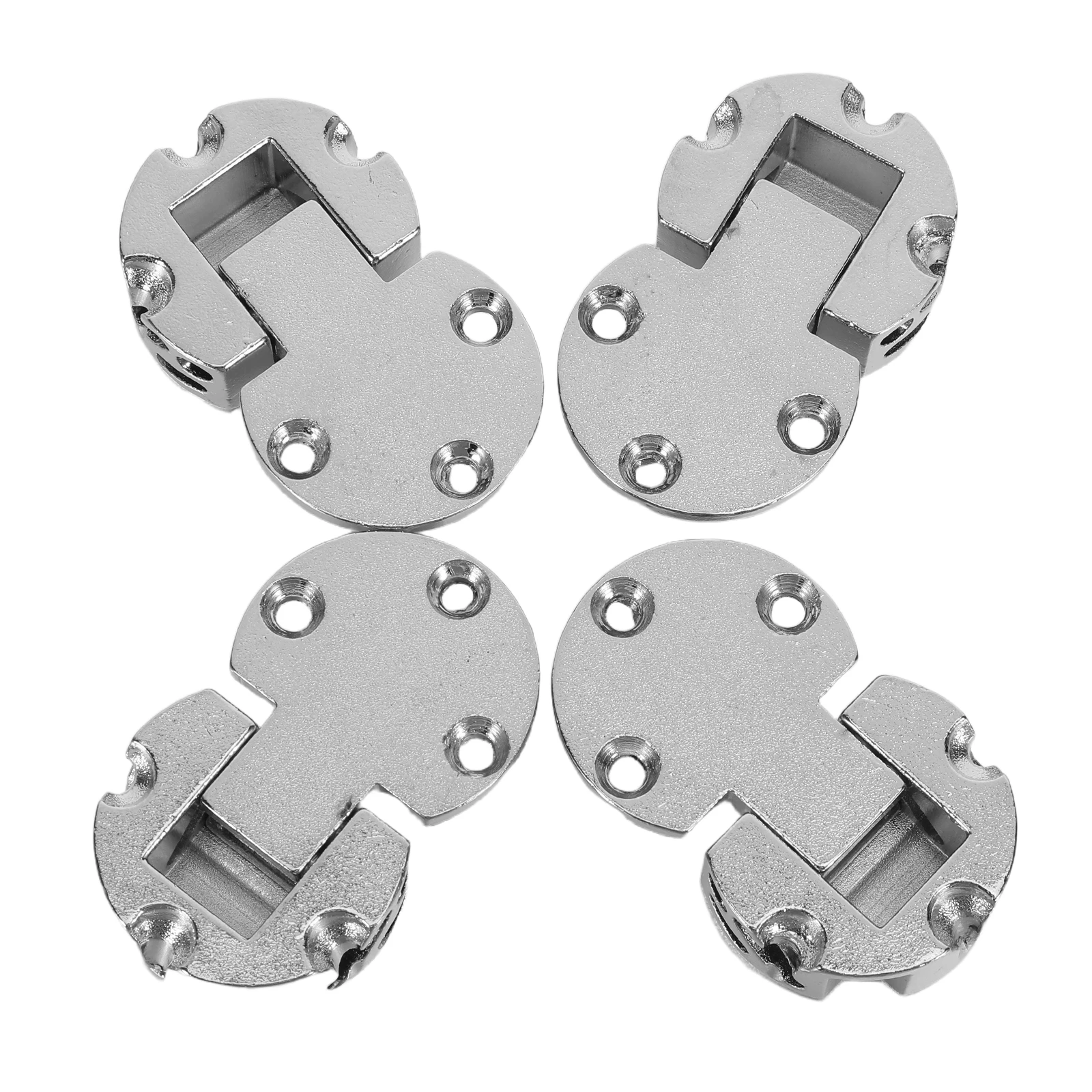 

4pcs Folding Hinges Heavy Duty Zinc Alloy For Wall Mount Folding Table Drop Leaf Support Hidden Door Hinges Compact Table