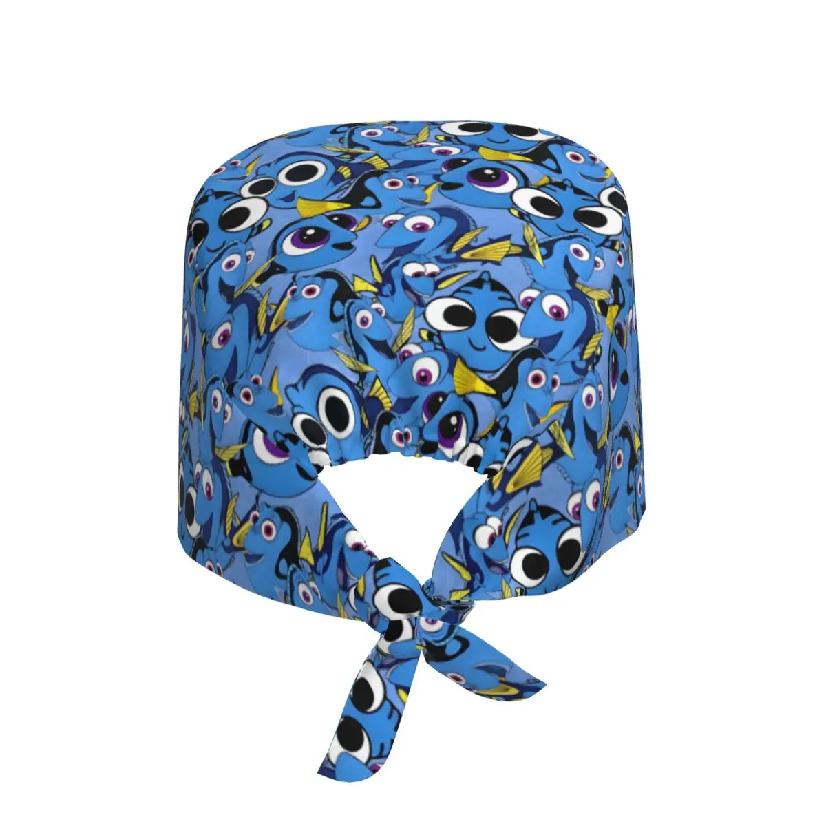 Picture 3: Blue Fish Finding Nemo Cleaning Working Cap Comfortable Unisex Anime Film Cartoon Scrub Cap Surgicals Hat Nurse Scrubs Hat Nurse