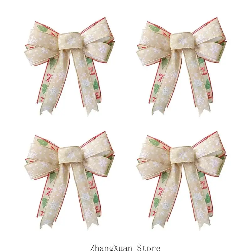 Weihnachtsband aus weichem Stoff zum Aufhängen an Bäumen und zur saisonalen Präsentation Innenbereich, 3 x – Detail 5