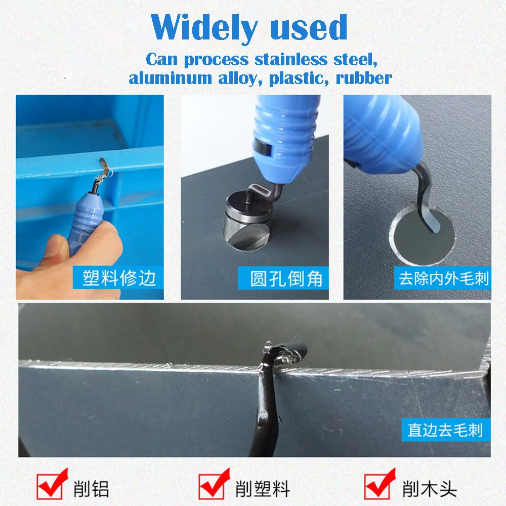 Countersunk Chamfer Cutter BC6301/BC8301/BC1041/BC1651 Deburring Trimming Tools Hand Carving Sharpen Woodworking Tools
