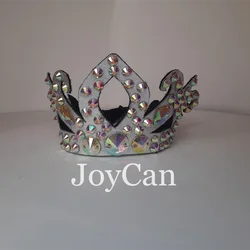 JoyCan Rhythmic Gymnastic Hair Accessory Bun Hairpiece Rhythmic Gymnastic Crown Skating Hair Bun Dance Bun Accessories