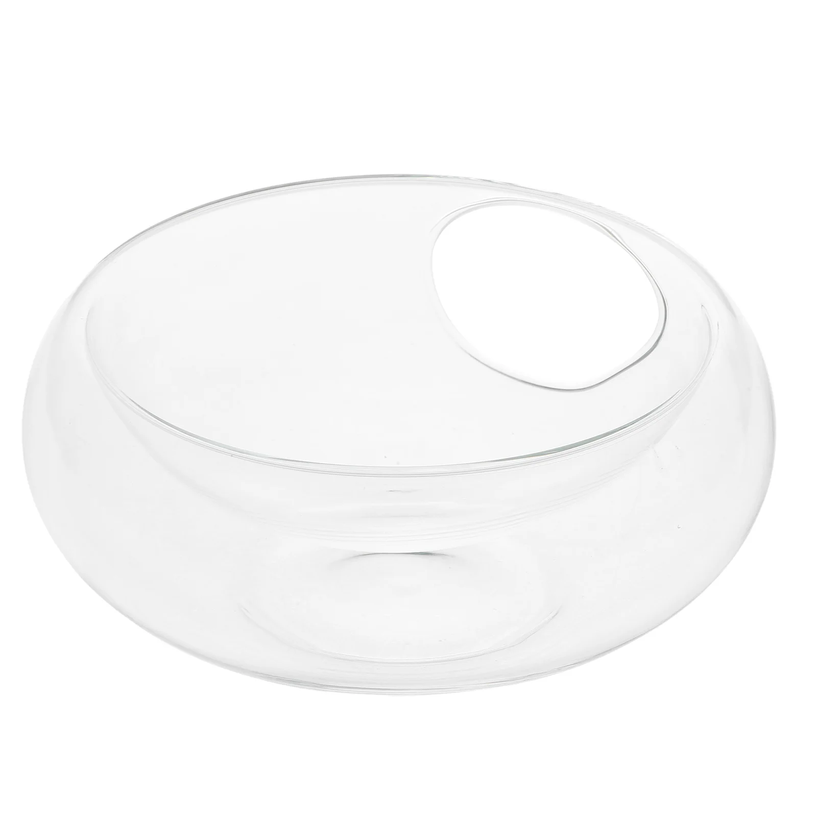 

Creative Transparent Glass Salad Bowl Molecular Cuisine Heat Resistant Cold Resistant for Hotel Fruit Vegetable Serving