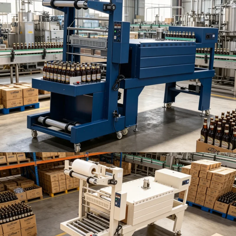 Customized Shrink Wrap Packaging Tunnel System Electric Heat Sealer Conveyor Belt Adjustable Speed POF Film Industrial Machine
