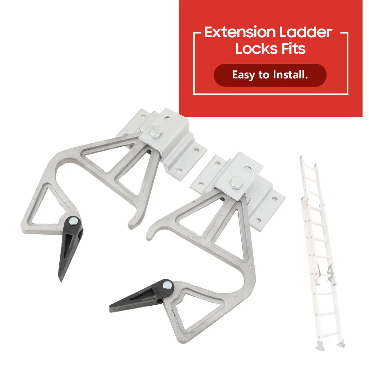 Kit di fissaggio per scala estensibile in alluminio, kit blocco per gradini di scala estensibile, cerniera a scomparsa per mobili
