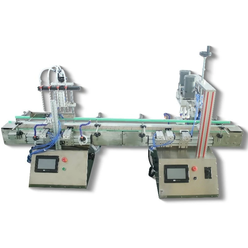 Full Automatic With Conveyor Belt for Duckbill Bottle Capping Machine Essential Oil Bottle Capping Capper Machine