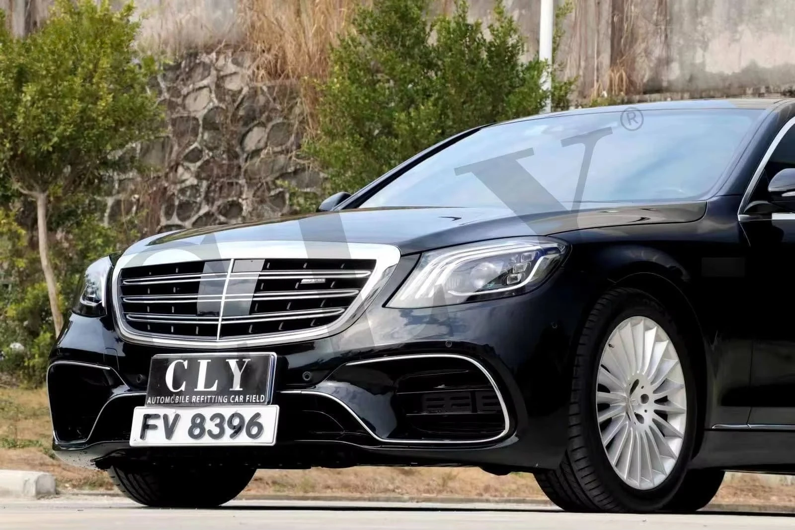 Body Kits for W222 S Class 4 Doors Facelift S63/S65 Car Bumpers Grilles Rear Diffuser Pipes Headlights Taillights