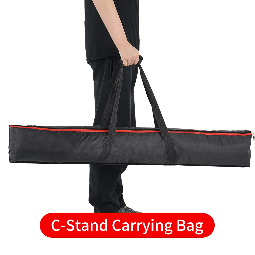 Photography Carry Tools Bag Kit C-Stand Photography Stand Tripod Stainless Steel Hold Arm and Grip Head Upgraded Max 135cm