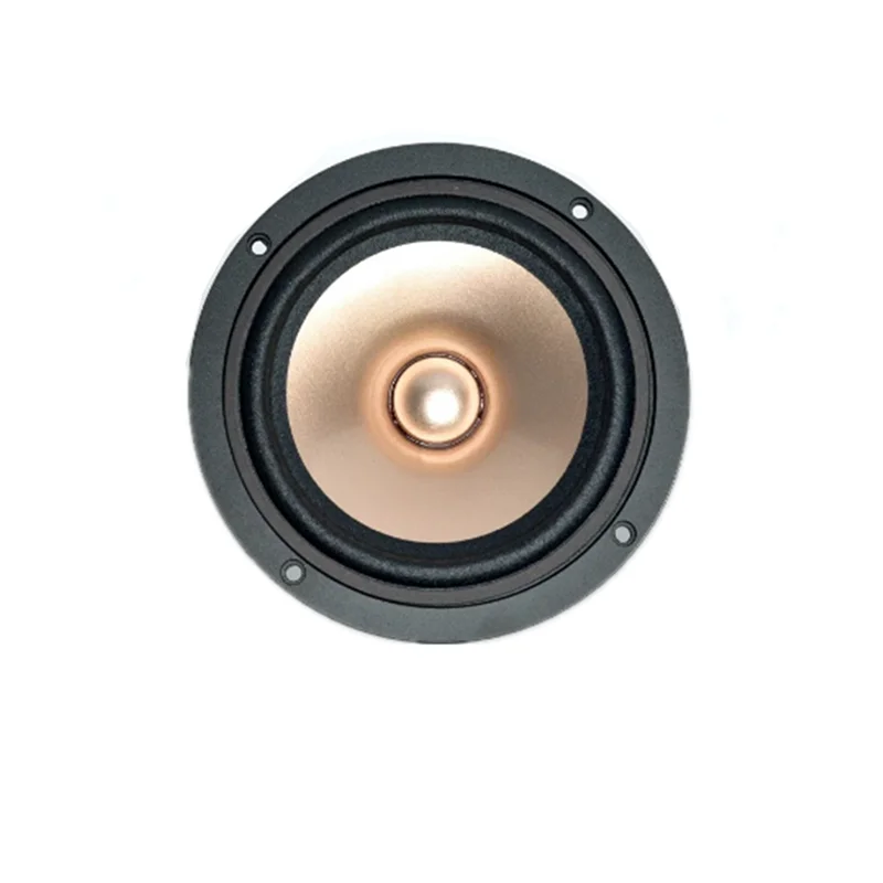 Original AKI-SUI AS120FL 5 Inch Full Frequency Speaker Driver Unit Casting Aluminum Frame Mixed Golden Paper Cone 4ohm 60W D152