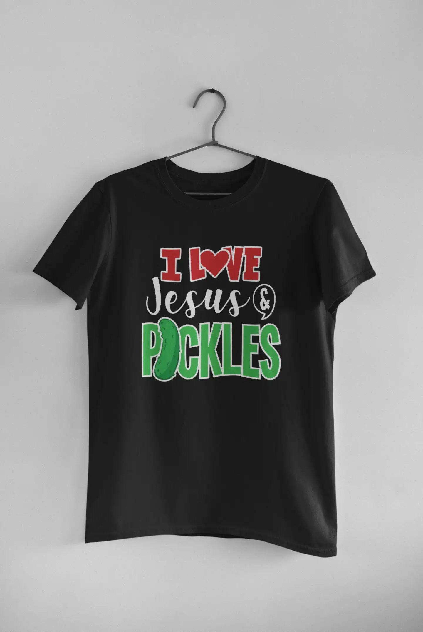 Pickle Lover T Shirt Cucumber Dill Jesus Pickles