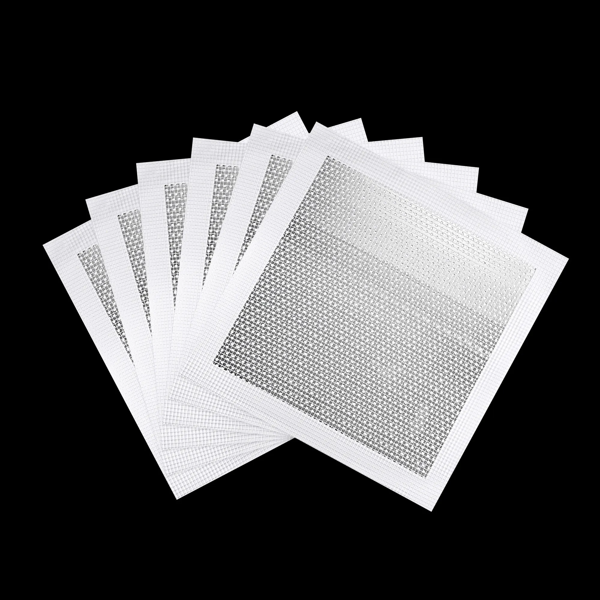 6Pcs Wall Patch Adhesive Mesh Home Special Wall Quick Repair Aluminum Plate Repair Patch For Damaged Drywall Ceiling 200mm/250mm