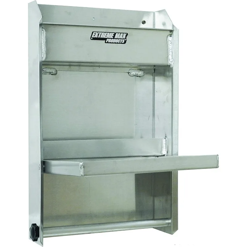 

5001.6053 Junior Aluminum Work Station Storage Cabinet Flip-Out Work Tray With Paper Towel Rack Organizer