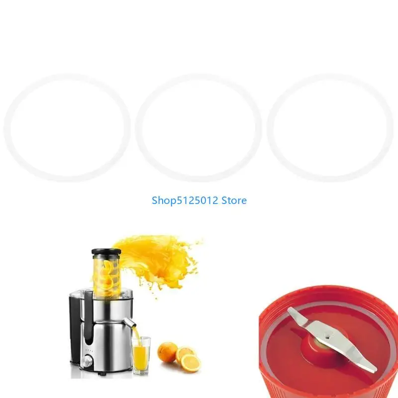 G8TC 3 stcs 7,8 rubber o vormige vervangende pakkingen afdichtringgedeelte voor juicer