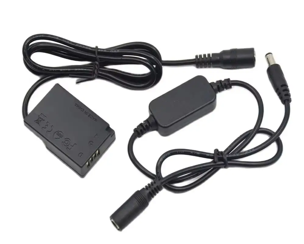 

24V-12V Step-down Power Cable DR-E18 DC Coupler LP-E17 Dummy Battery for Canon EOS 200D 750D 760D 800D 77D Rebel T6S SL3 Kiss X9