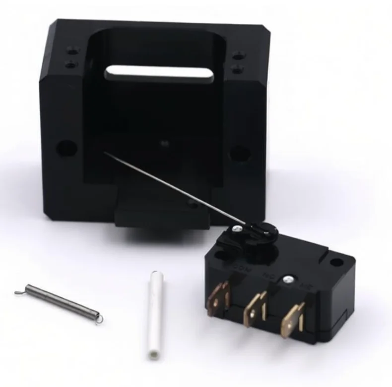 Chmer Switch Base for Actual Valve Switch CH506, Micron Switch D2MC-5HL, MOZLSH5402, Actuator Lever CAA1M, Ceramic Tube, Spring