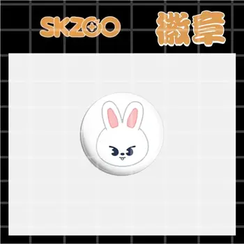 Akrylový odznak Stray Kids s motivem chlapecké skupiny SKZOO z roku 2025, K-pop, odolný odznak, kolekce pro fanoušky 6 nejlepší prodej Popsocket toulavé děti - №5