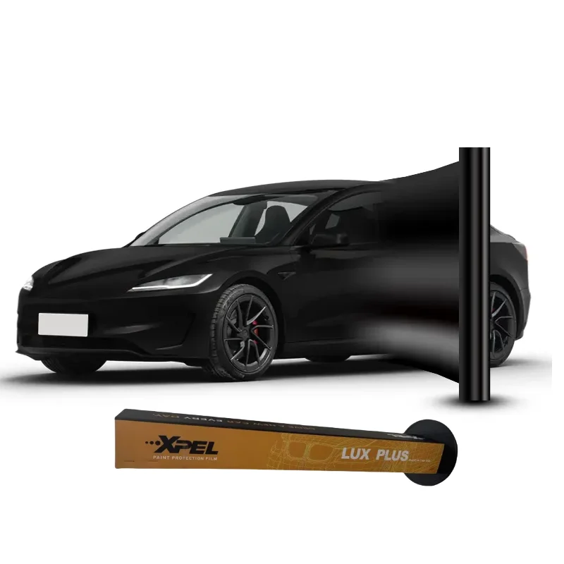 

Matte Black XPEL 7.5mil TPU Paint Protection Film - Anti-Yellowing Self-Healing Layer with Rock Chip Resistance Gloss Retention