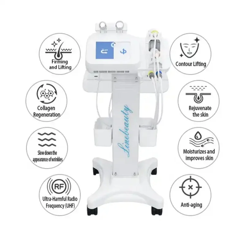 2024 Newest Beauty Machine Facial Skin Lifting Wrinkle Removal Non Surgical Ultrasonic Anti Wrinkle Face Lifting Machine