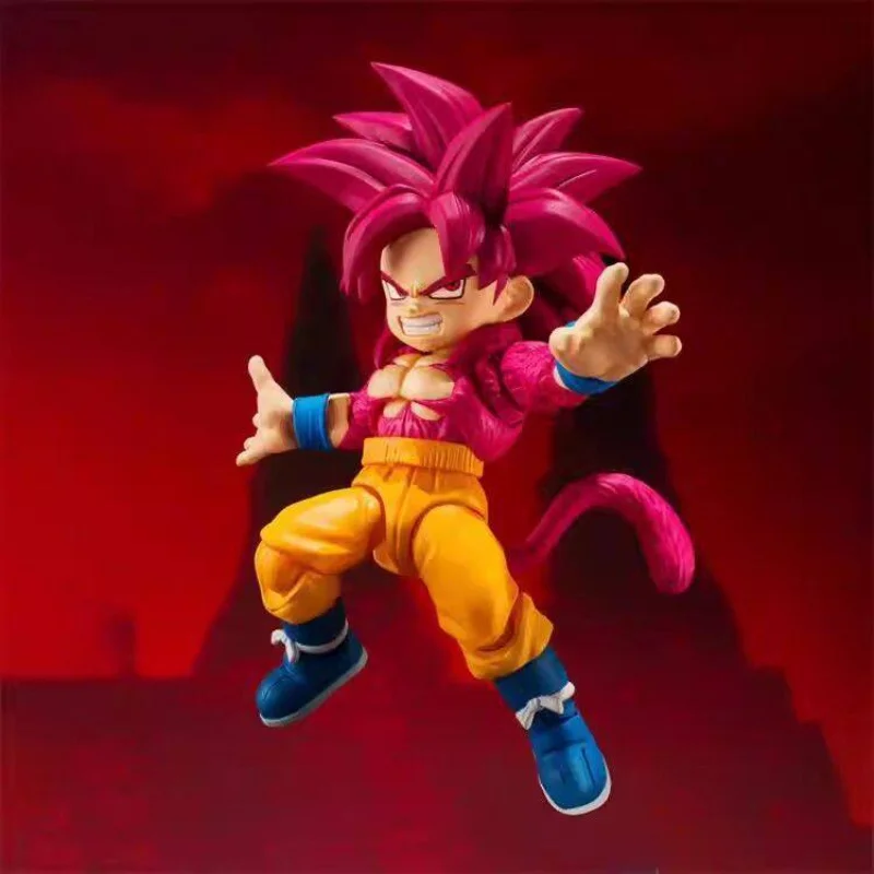 

Bandai SHF Dragon Ball Great Demon Super Saiyan Goku Super 4 DAIMA Posable Finished Figure