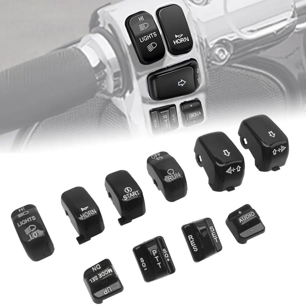 Switch Caps Fit For Harley Road Glide CVO Ultra Classic Electra Glide Street Glide Trike Tri Glide 