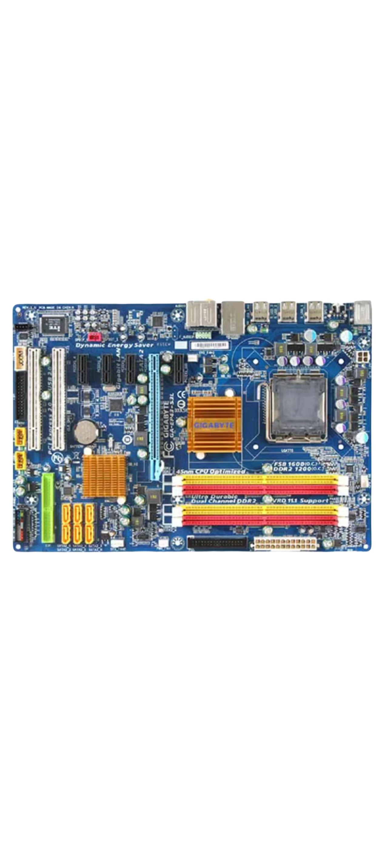 For Gigabyte GA-EP43T-S3L Motherboard EP43T S3L LGA 775 DDR3 Mainboard 100%Tested OK Fully Work Free Shipping