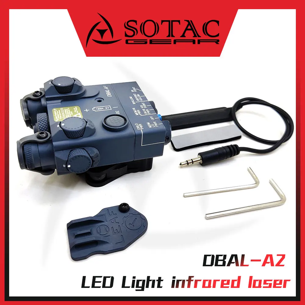 

Ceramic Spray DBAL-A2 Green Laser Infrared Lasers White LED Light with Remote Pressure Switch Hot Sale SOTAC GEAR