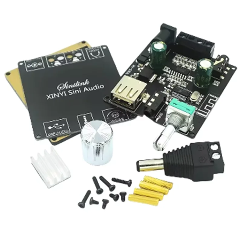 Audio MINI 2.0 Stereo Bluetooth Digital Amplifier Board Module Multiple Input 50W * 2