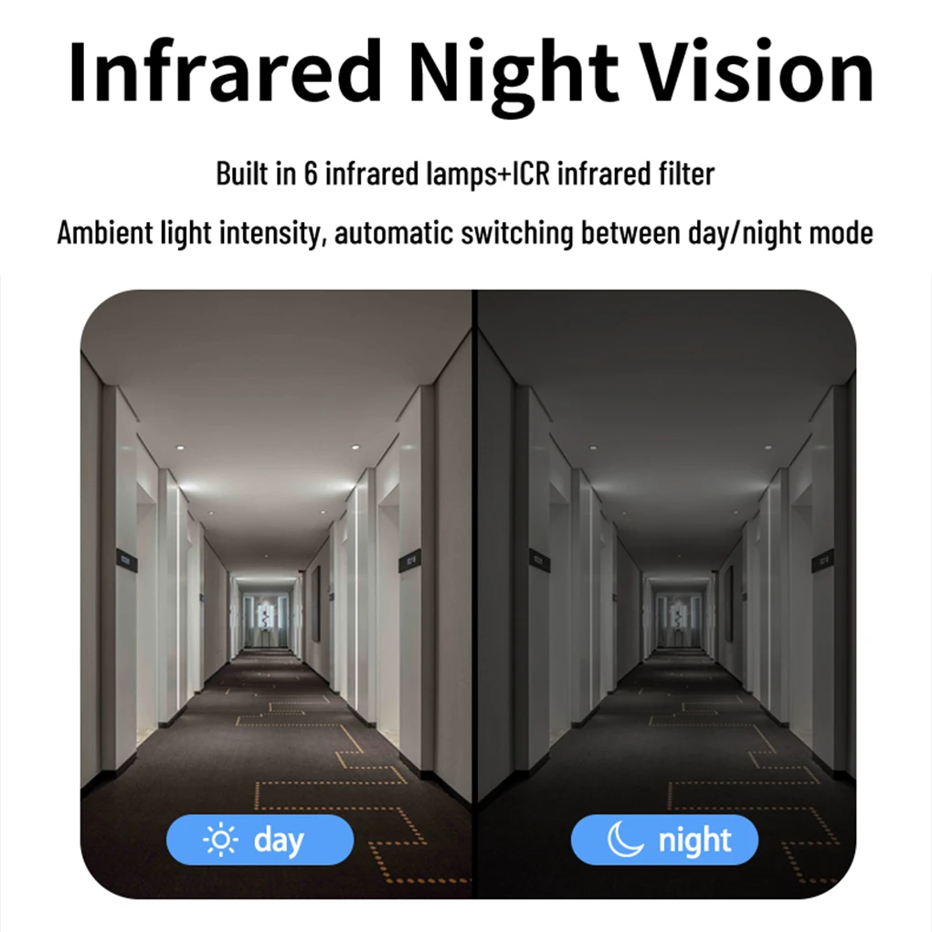 Wireless Doorbell Outdoor 720x1280 HD Night Vision Smart Doorbell with Camera Voice Changer for Home Security Alarm System