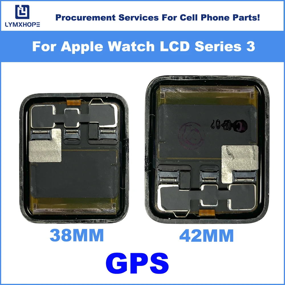 OLED For Apple Watch Series 3 LCD Display GPS/LTE Touch Screen Digitizer Assembly For iWatch S3 LCD 38MM 42MM Replacement Parts