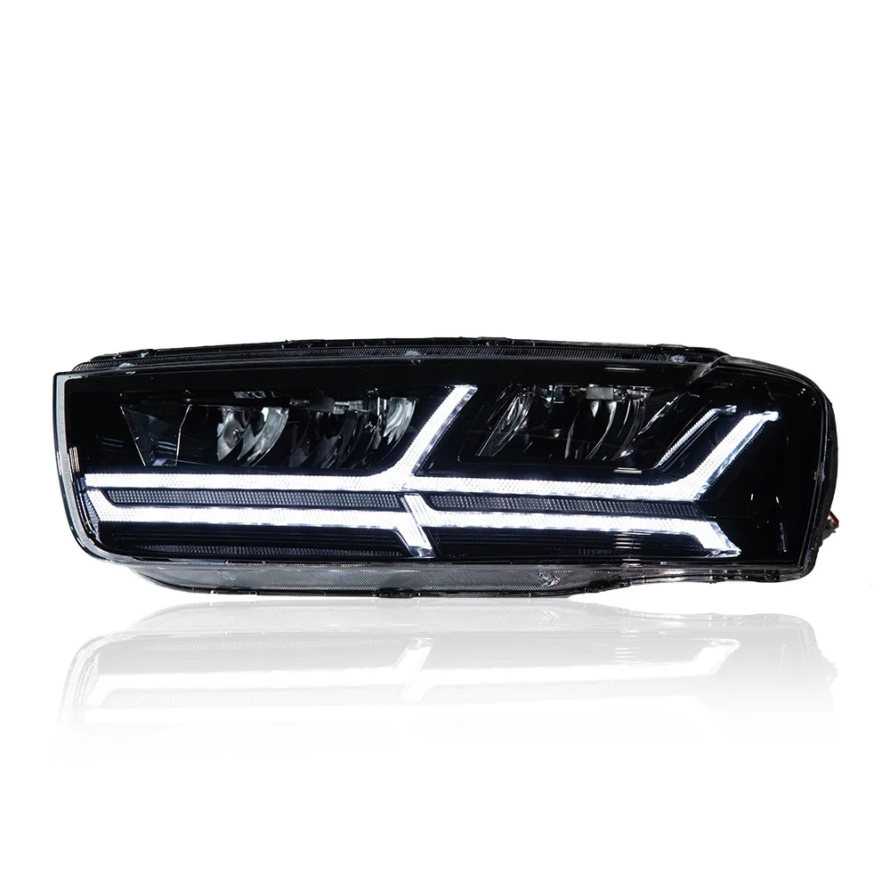 For Chevrolet Captiva 2011‑2018, Q7‑Shape Fish‑Bone LED Projector Headlight, Sequential Turn Signal Light, Direct Replacement