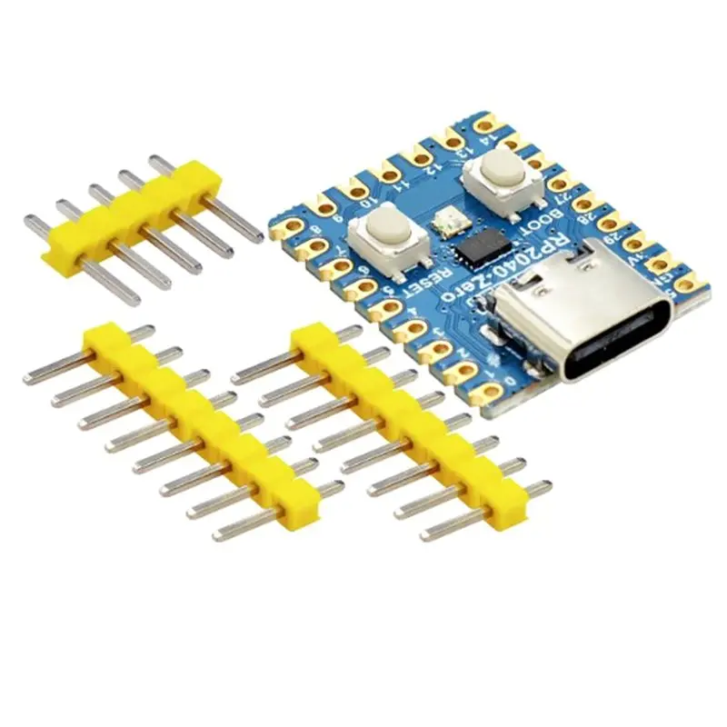 RP2040-Zero For Raspberry Pi Microcontroller PICO Development Board Module 4Pcs RP2040 Dual-Core M0+ Processor No Weld
