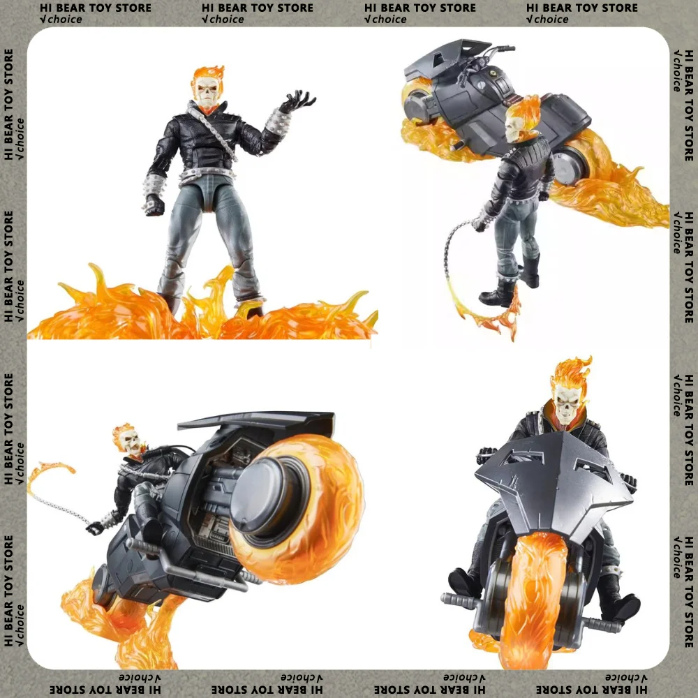 

Legends 85th Anniversary Exclusive Ghost Rider 6" Anime Figurine Gk Action Figure Collection Decorate Model Statue Toys Gifts