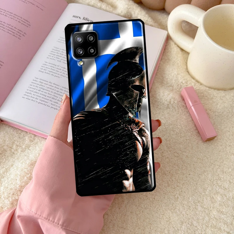 Greek Greece Flag For Samsung Galaxy A54 A34 A14 A13 A52 A32 A12 A22 A72 A52S A33 A53 A73 A71 A51 Phone Case