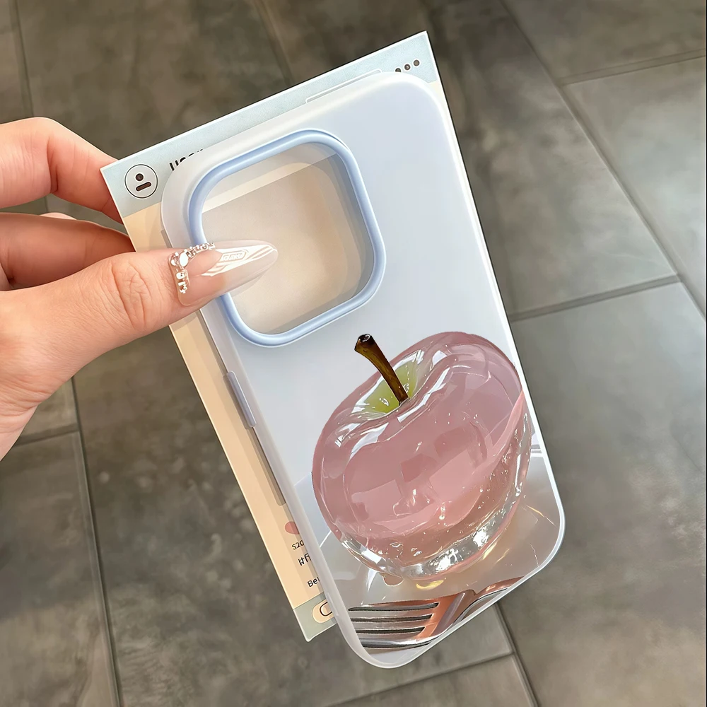 Für Samsung Galaxy S21 S26 S25 S24 S23 S22 Ultra Plus FE Hülle Kunst-Apple-Muster-Cover für A37 A36 A54 A55 A56 Staubdichte Schutzhülle – Detail 6