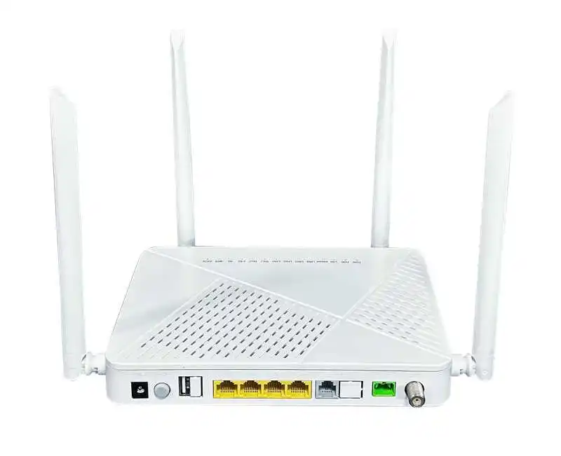 

4GE+POT+CATV+5G WIFI+USB3.0 XPON ONT FTTH Supports XPON Dual-mode Technology EPON GPON
