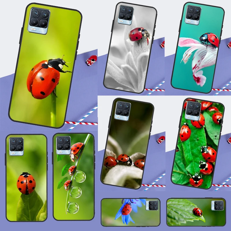 Seven-Star Ladybug Case For Realme C55 C35 C33 C31 C30 C21Y C15 C11 8 9 10 11 Pro Plus Realme GT Neo 5 3 2T 3T